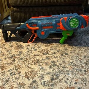 Nerf Elite 2.0 Flip-32 Blaster - Blue, Orange, and Green